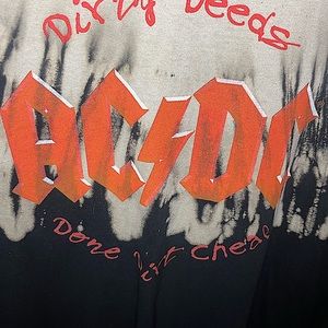 Vintage AC⚡️DC Bleached Shirt Large.